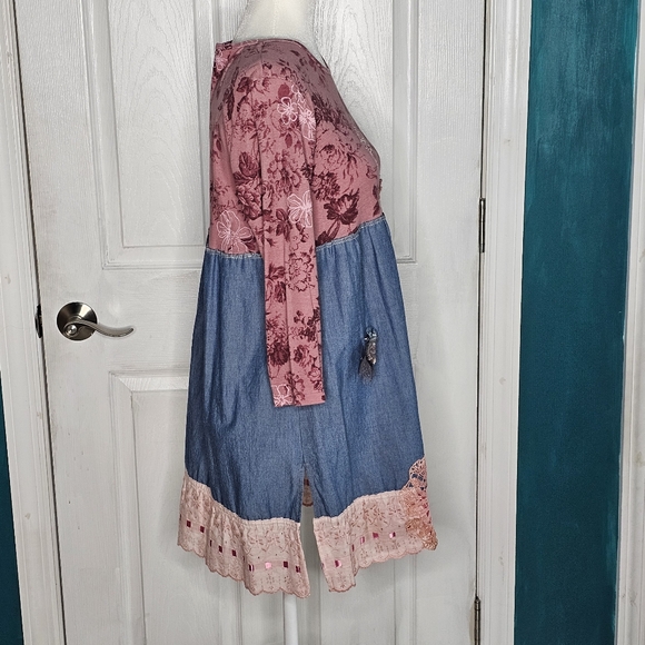 Handmade Upcycled Tunic Top Small-Medium - Picture 4 of 13